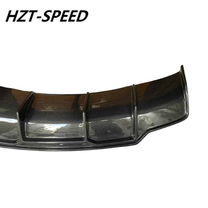 V-образный спойлер для заднего бампера из углеродного волокна диффузор губ