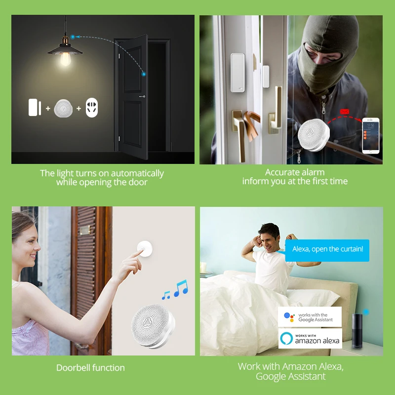 Fuers WiFi Gateway многофункциональная система сигнализации Tuya интеллектуальная умная