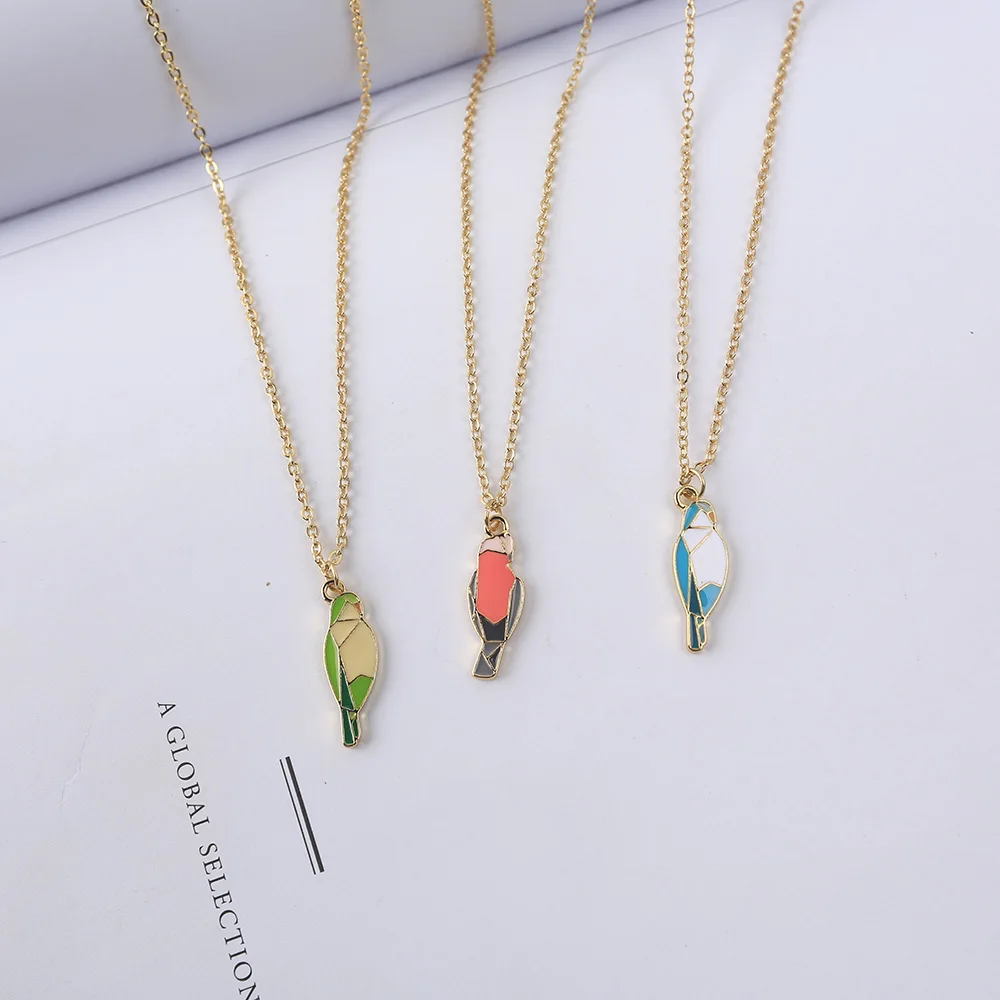 Новинка 2020 года модные милые животные серии птица на эмали для девочек цветные