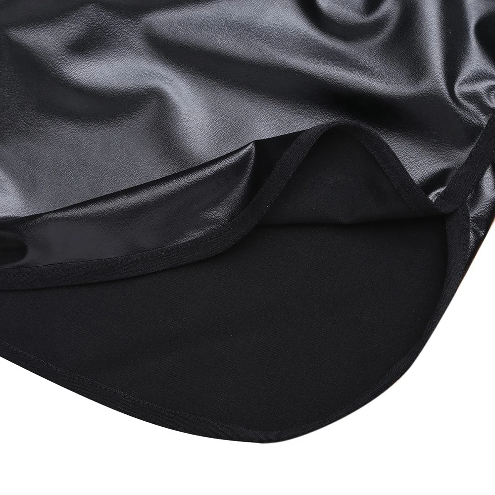 Мужские шорты из искусственной кожи одежда для тренажерного зала мужские