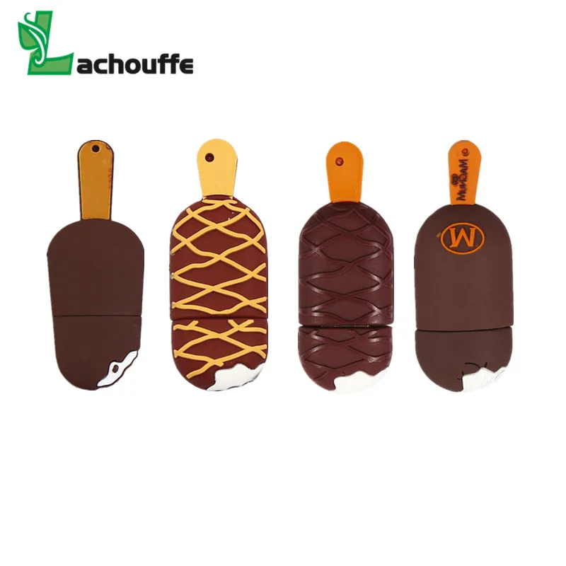 Флешка для мороженого ПВХ usb флеш-накопитель флэш-накопитель 4 ГБ 16 32 64 карта