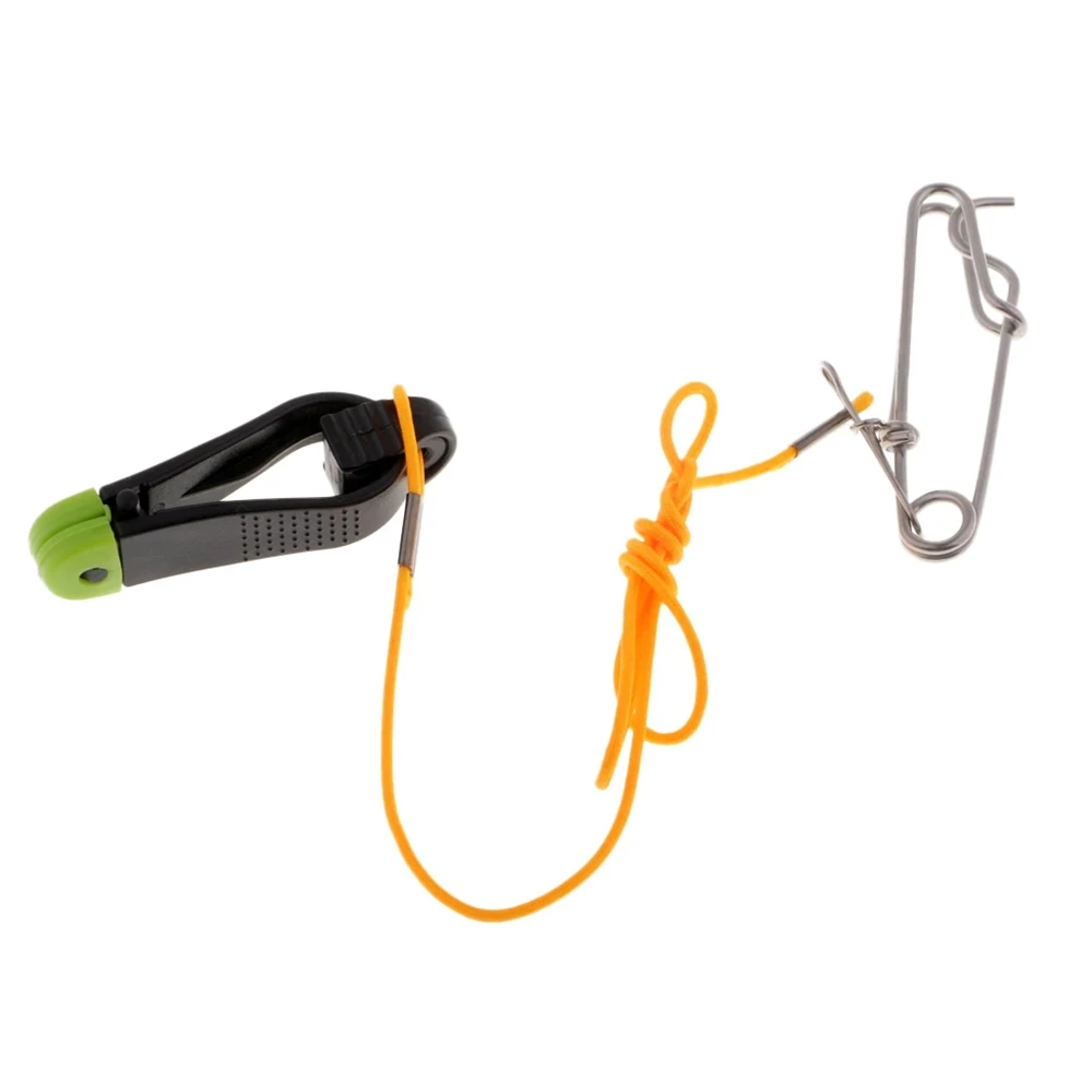 

Mini Power Grip Release Clip Downrigger Release Clips with 17" Leader Planer Board Trolling Snap Fishing Tool