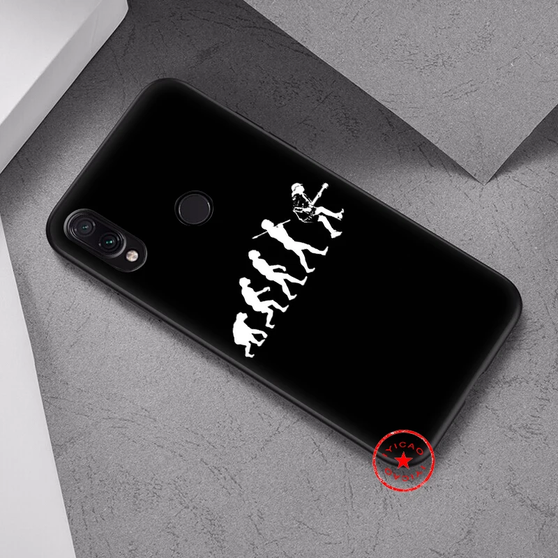 IYICAO ACDC рок мягкий чехол для Xiaomi Redmi Note 8 iPhone 7 6 Plus 5 iPad Pro/Redmi 5A 4X телефона из мягкого