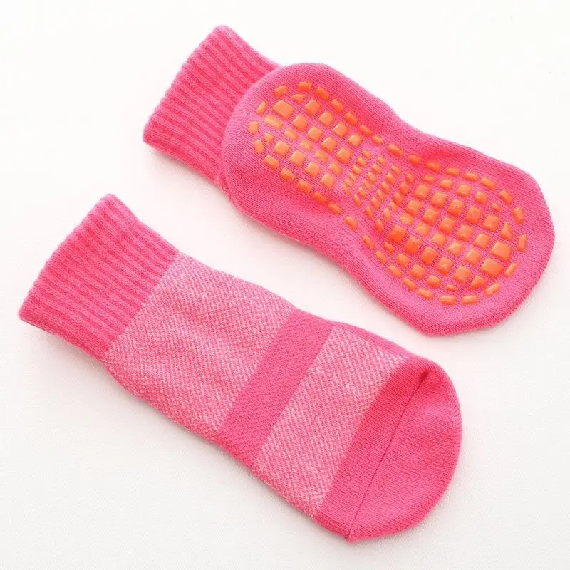 

Autumn/Winter/Spring/Summer Thin And Breathable Non-slip Floor Socks Boy and Girl Rubber Socks Home Socks Cotton Candy Color