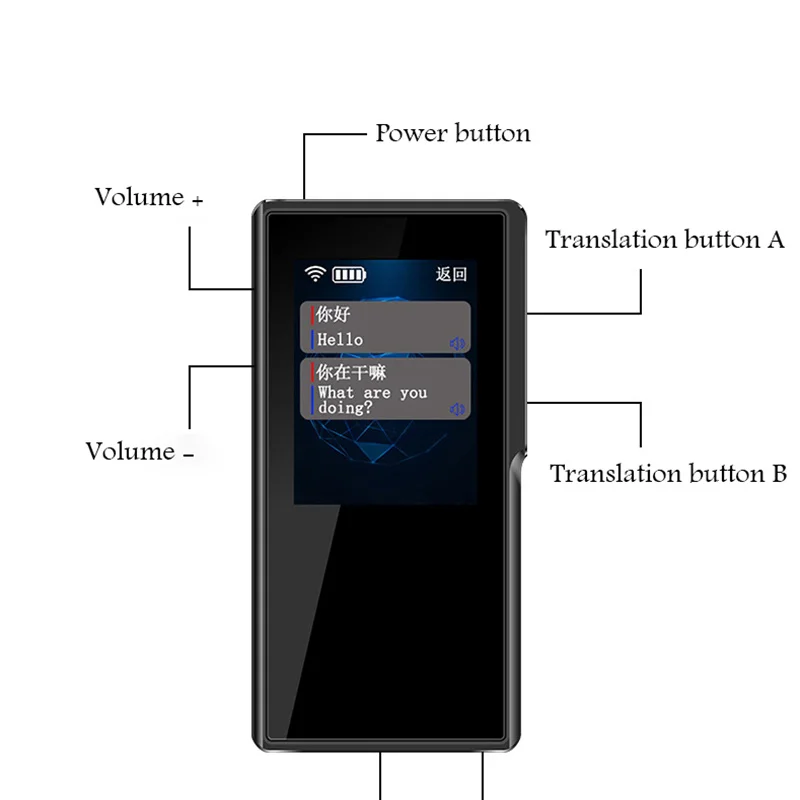 T6 intelligent translator portable voice with WiFi / access point 7-day standby 70 languages | Электроника
