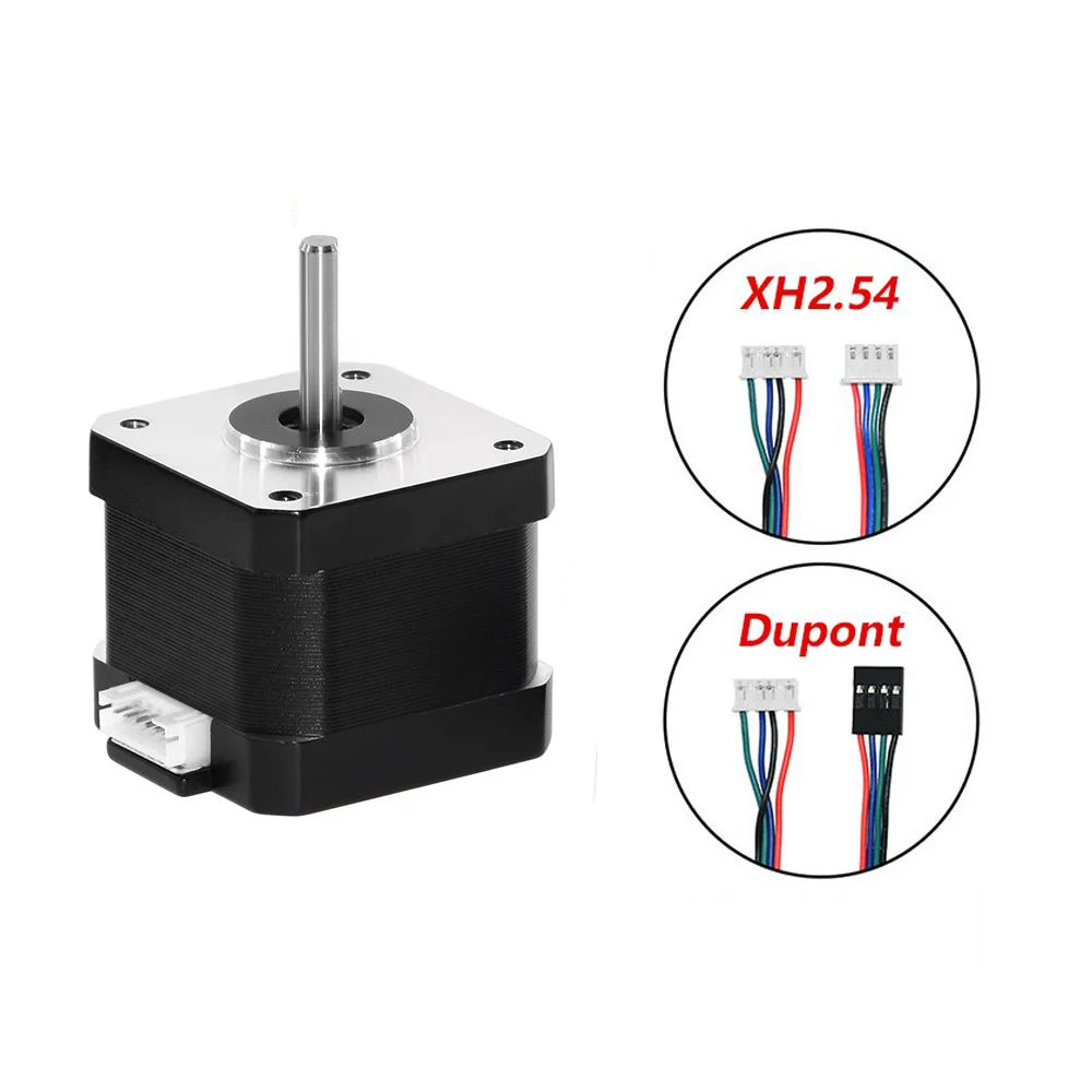 5pcslot nema17 stepper motor 38mm 42 motor nema 17 motor 42bygh 1 5a 17hs4401s motor 4 lead for ender 3 printer 3d cnc xyz free global shipping