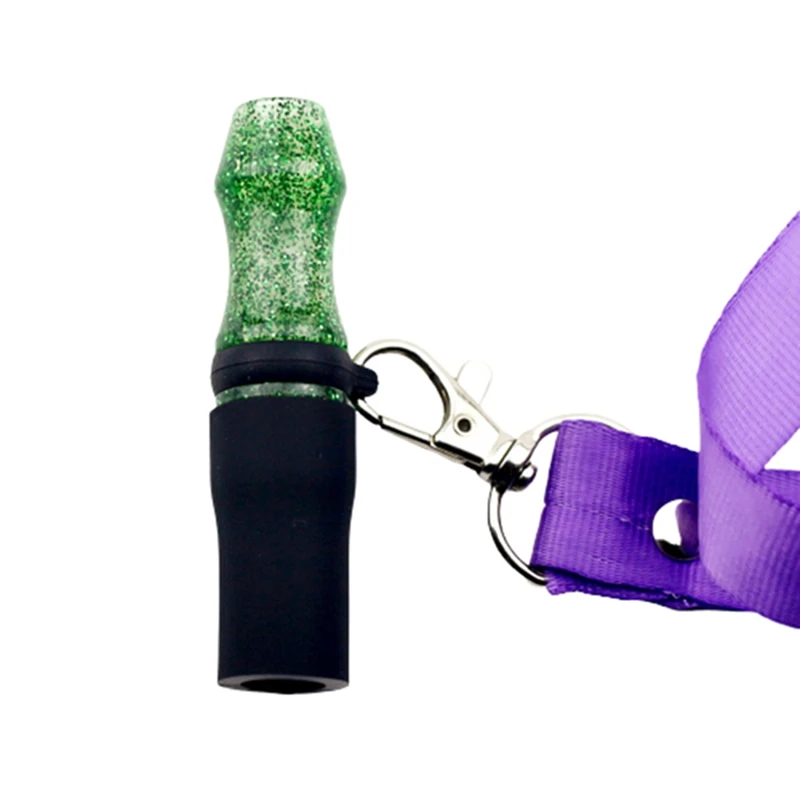 Green Hang Rope Strap Hookah Mouthpieces Shisha Resin Mouth Tip Hookah Sheesha Chicha Narguile Hose Wholesale Drop Shipping - Цвет: Green