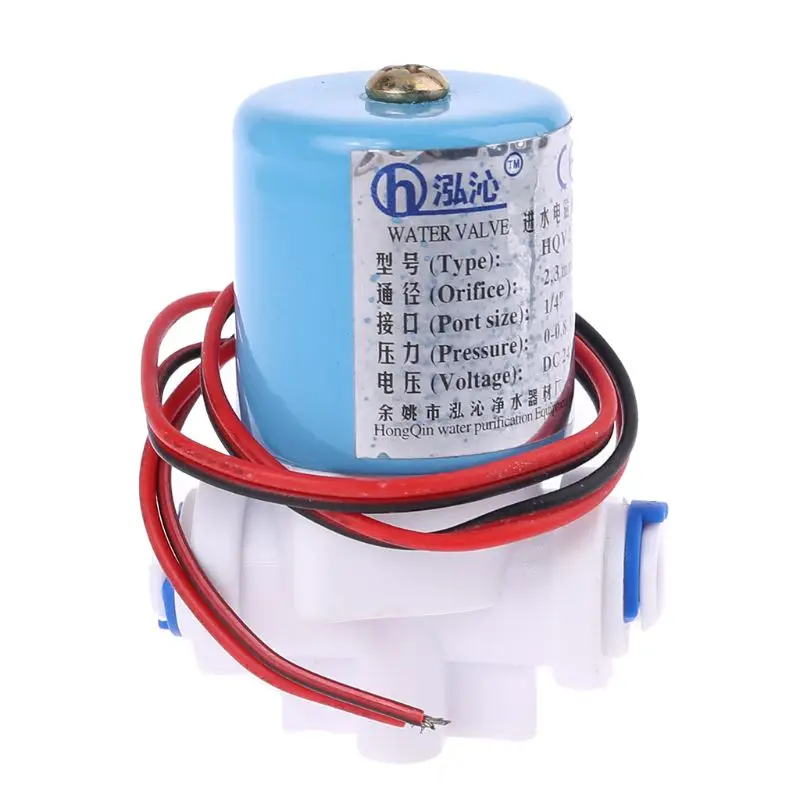 

G1/4" Solenoid Valve Plastic Normally Closed 2 Way 12V DC 0-120PSI 0-0.8MPa Kit F1FC