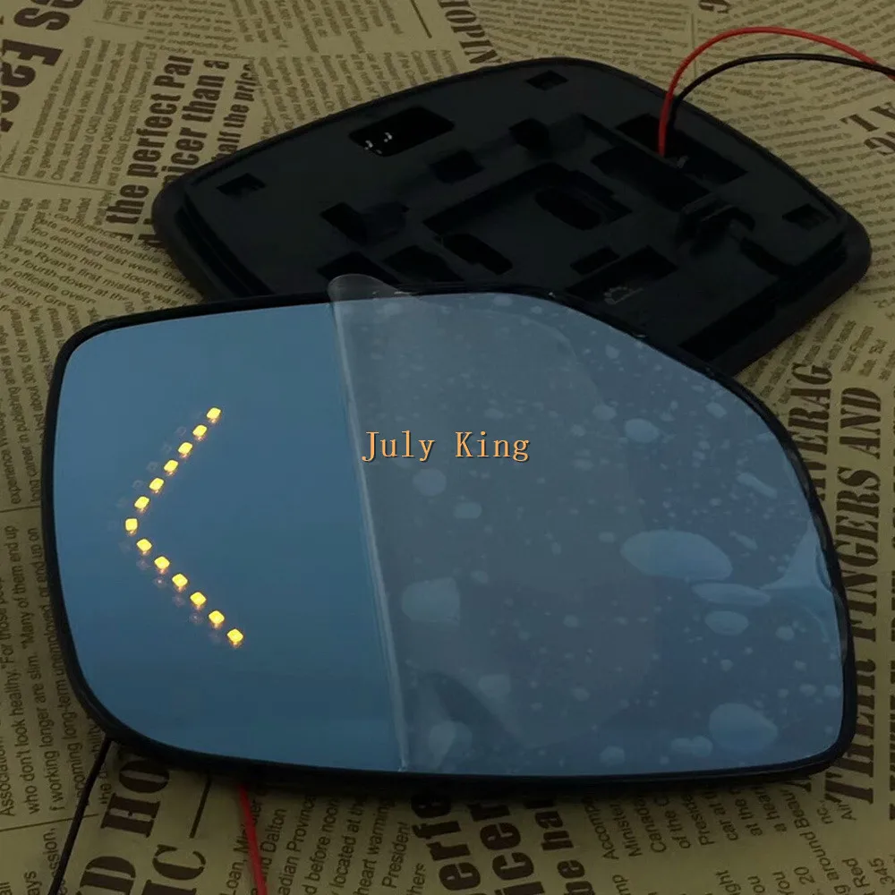 Чехол для зеркала заднего вида Varthion Subaru Outback 2013 17 большое поле зрения синее