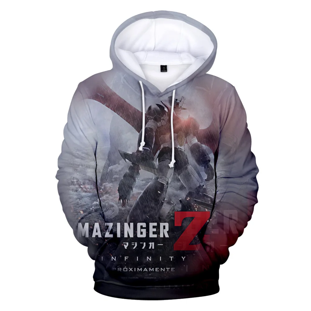 

Fashion Cool New 3D Print Mazinger Z Hoodies Men/Women High Quality Fashion Loose Sweatshirt Game Streetwear