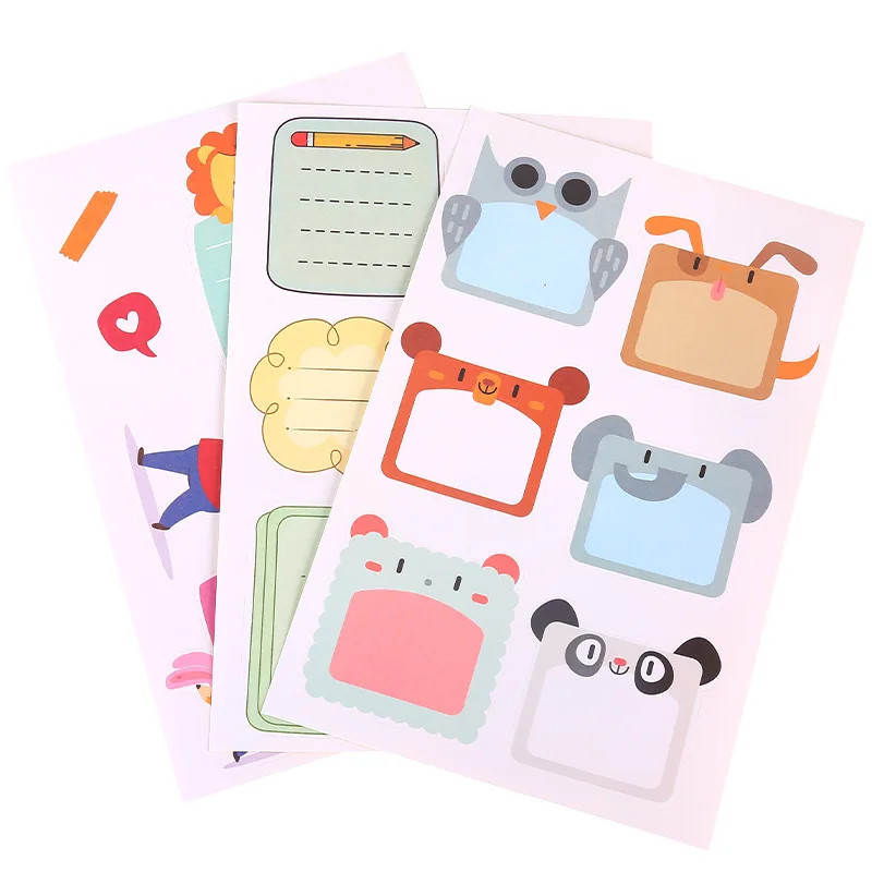 

Keep Writing Text Box Stickers Growth Manual Material Stickers DIY Material Photo Album Baby Decorative Cartoon Stickers