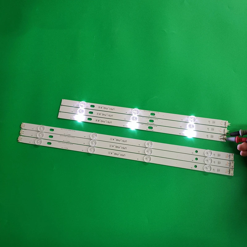 Новинка Светодиодная лента для подсветки телефона 830 мм LG 43LJ5500 43UJ6300 LC43490062A LC43490063A
