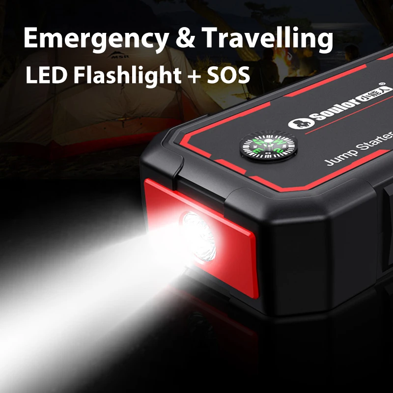 Пусковое устройство 38000 мАч/26000 мАч Внешний аккумулятор портативный