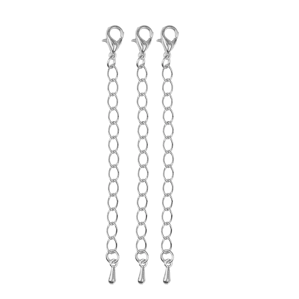 10 шт. 2 цвета удлиняющие звенья для ожерелья цепочки женщин и девочек фурнитура