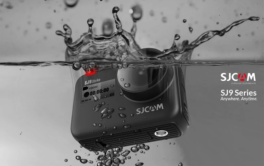 Новейший оригинальный SJCAM SJ9 Strike Supersmooth GYRO/EIS Водонепроницаемая Экшн камера 4K