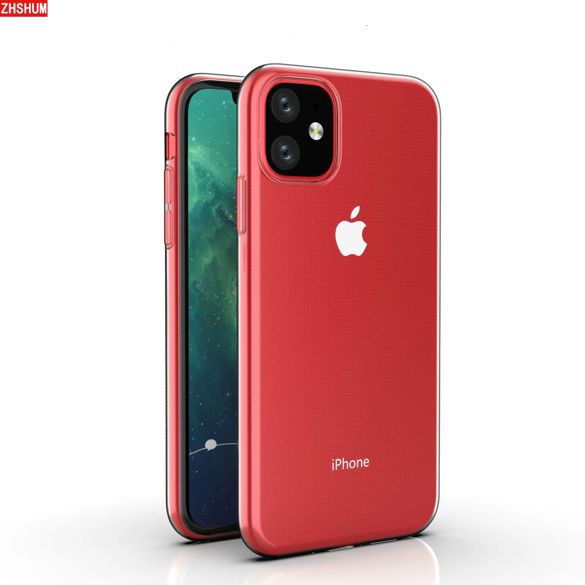 Soft Clear Ultra-thin Silicone Case for Iphone 11 Pro Max Back Cover Full Protection Bumper House XI Fundas |
