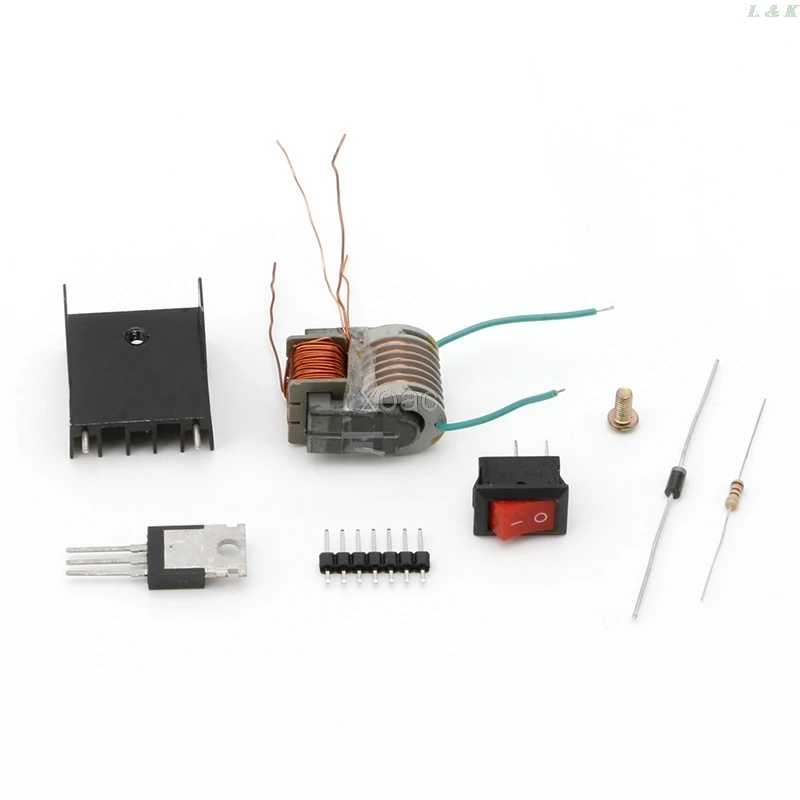 DIY Kit DC высоковольтный генератор инвертор Электрический Ignitor 15кВ 18650 батарея M09