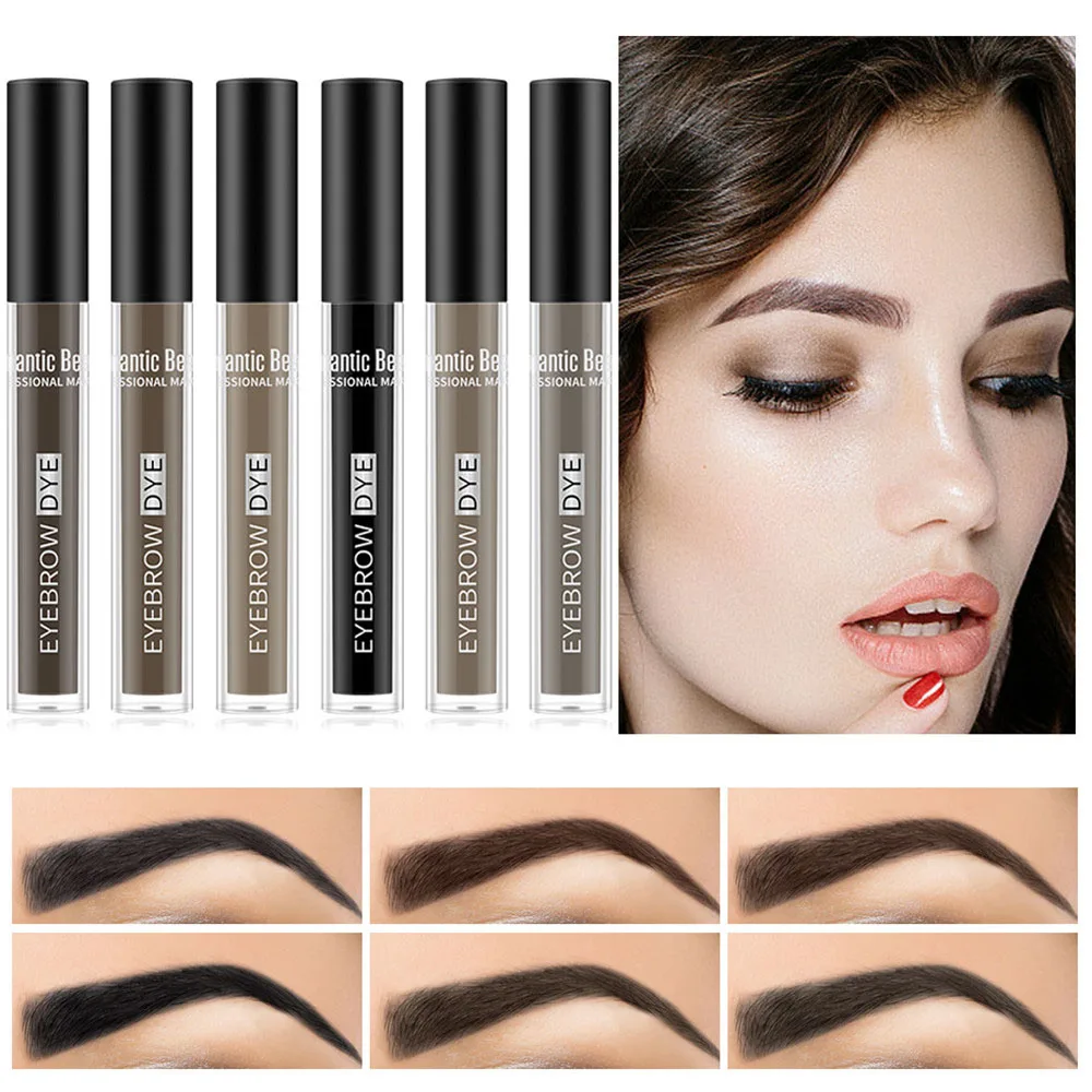 Гелевый крем для бровей Водостойкий карандаш тени макияжа глаз ручка стойкая