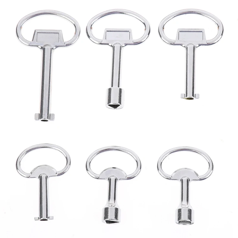 

1Pc Universal Key Multifunction Wrench Metro Trains Key Lock Elevator Door Key Electric Cabinet Keys Professional Accessories