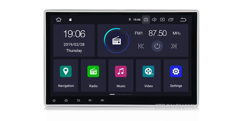 10,1 ''2 Din Универсальный Android 9,0 PX5 автомобильный dvd-плеер для 2din универсальный радио gps Навигация BT головное устройство 4G+ 64G ips DSP