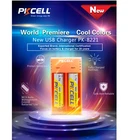 PKCELL зарядное устройство для литий-ионных аккумуляторов USB 5 в 2 А, 2 слота для литий-ионных аккумуляторов 3,7 в 18650163401450010440
