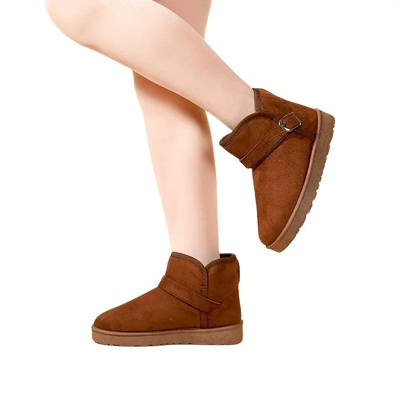 

Новое поступление 2021 осень и зима модные трендовые стильные женские зимние сапоги удобные и теплые короткие плюшевые женские зимние сапоги