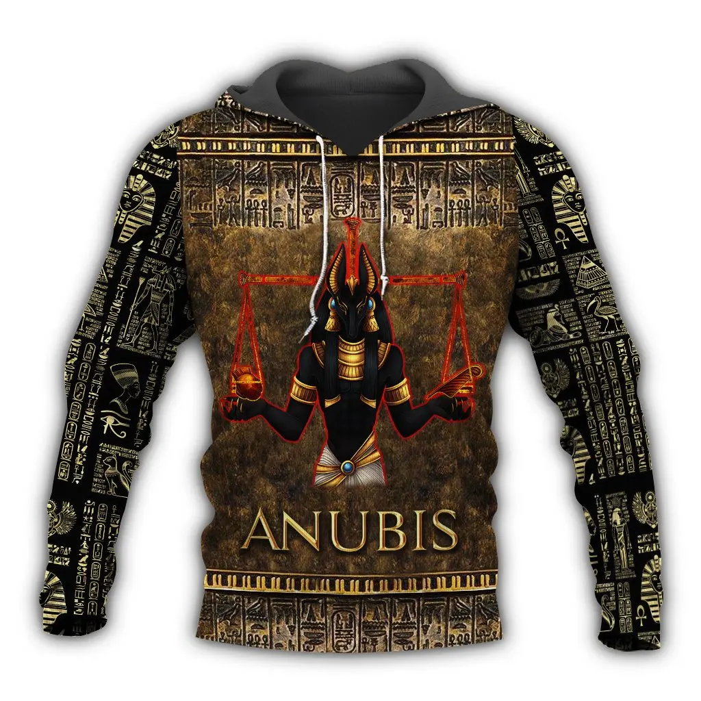 

Ancient Egypt Anubis 3D All Over Printed Hoodie For Men And Women Casual Vintage Streetwear Pullover Casual Funny Hoodies A-530