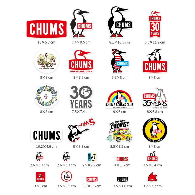 Pegatinas impermeables para exteriores, calcoman&iacute;as impermeables con logotipo de ping&uuml;ino, calcoman&iacute;as de Camping de PVC para ordenador port&aacute;til, guitarra, monopat&iacute;n, Motor, 26 unids/set-3