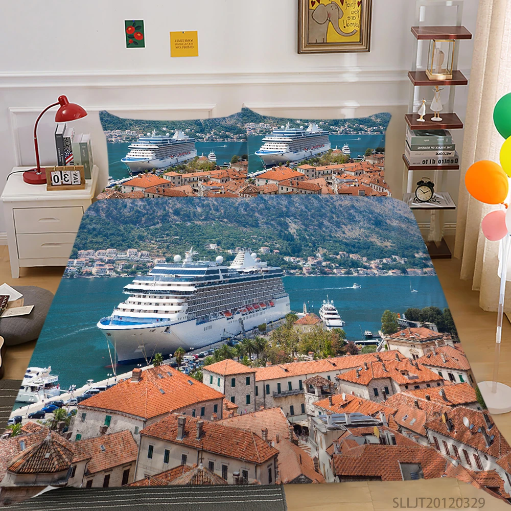 

3D Bed Set Modern Home Bedding Set Pillowcase King Full Double Size Unique Bedclothes Girls Boys Room Decor