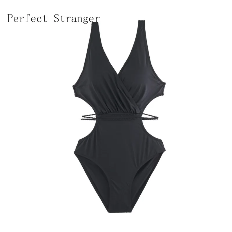 

Women Sexy High Waist swimming Bikini Set 2021 Summer One-Piece Tight Bikini Beach Swimsuit Bathe Bathing Suit