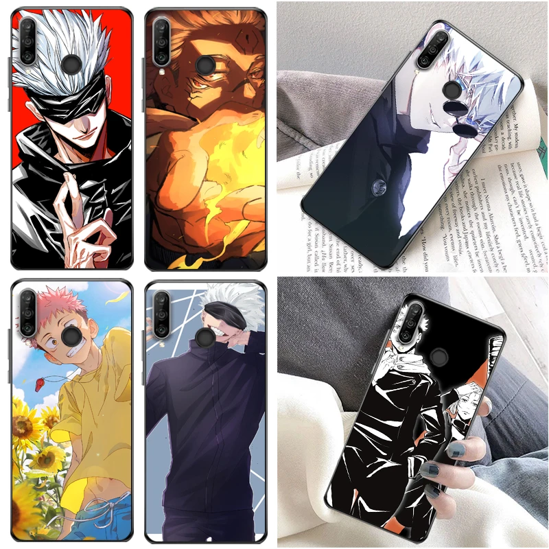 

Jujutsu Kaisen Yuji Itadori Fushiguro Megumi Satoru Gojo Sukuna Phone Case For Huawei P30 Pro Lite Back Cover Coque Funda
