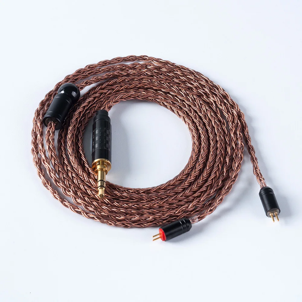 HiFiHear 16 Core коричневый позолоченный Модернизированный кабель 2,5/3,5/4,4 мм балансный кабель с MMCX/2pin разъем для KZ AS10 ZS10 ZST CCA C10