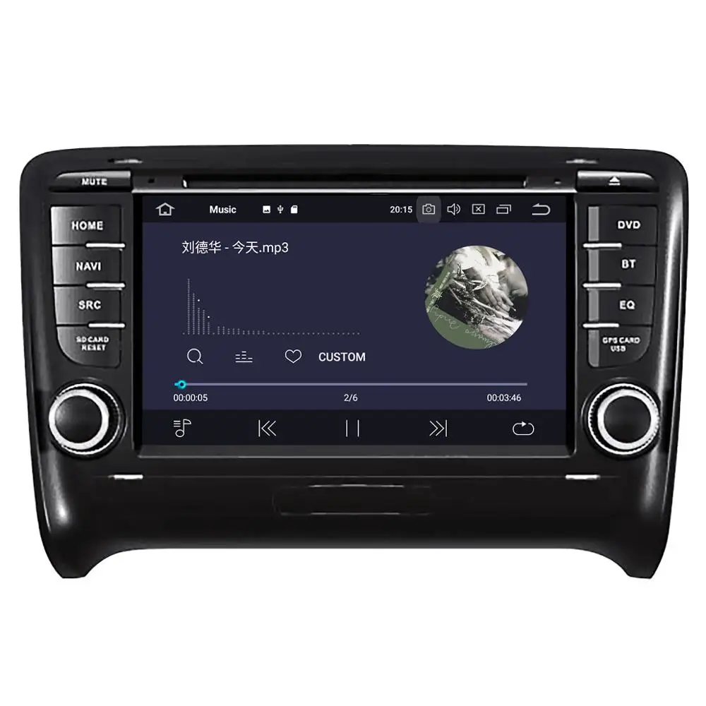 Автомагнитола с Android 10 и DSP для Audi TT 2006 2007 2014 мультимедийный видеоплеер GPS