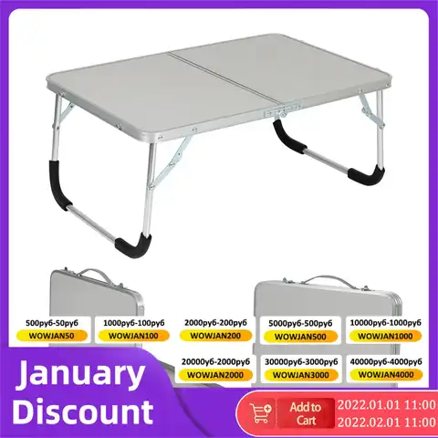 Алюминиевый складной стол для ноутбука, портативный, для кемпинга, пикника, водонепроницаемый, Сверхлегкий