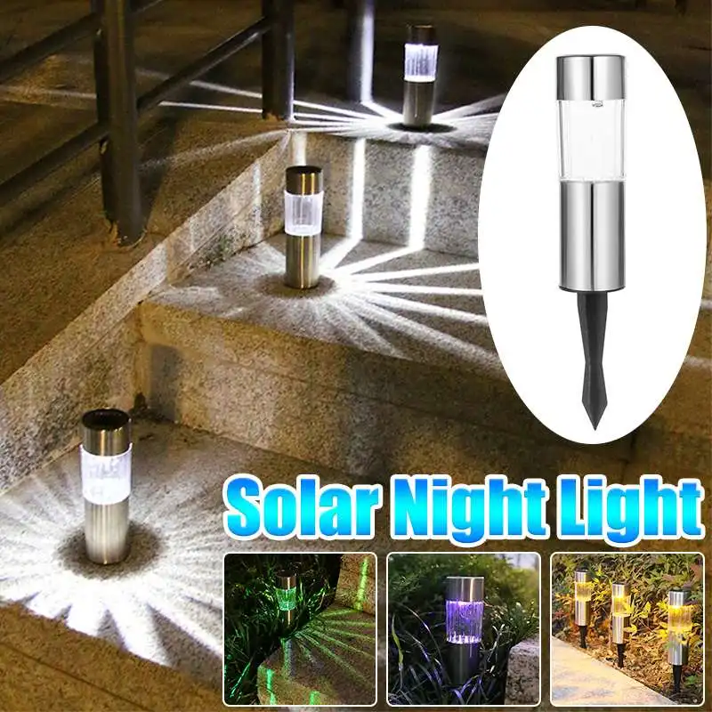 

Уличный садовый фонарь на солнечной батарее, 6 шт., водонепроницаемый декоративный ландшафтный светильник для дорожек, двора, газона, солнеч...