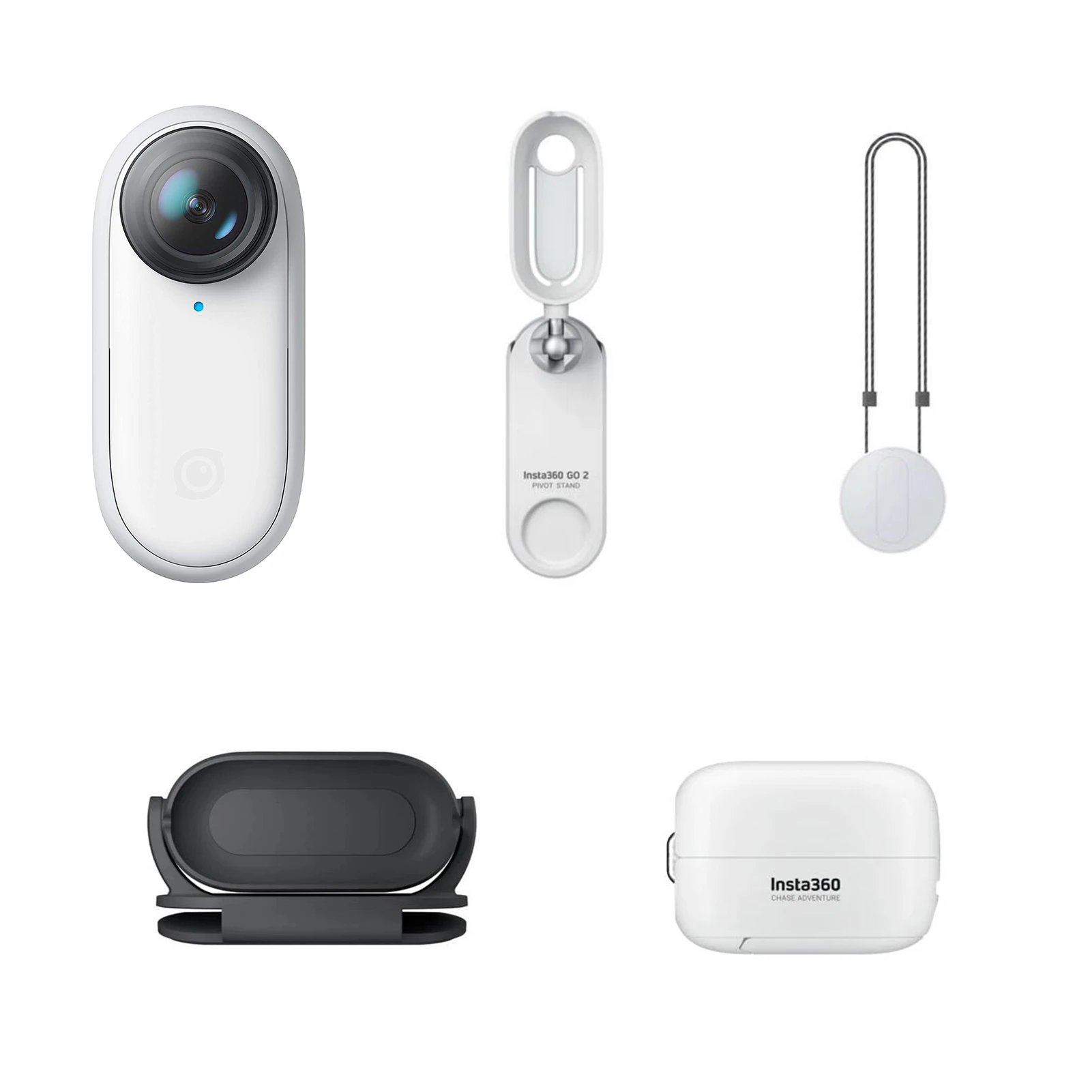 للبيع Insta360 الذهاب 2 مايتي الرياضة كاميرا فيديو صغيرة عمل كاميرا واي فاي معاينة 1440P 50fps IPX8 4 متر مقاوم للماء بطيئة الحركة التحكم عن بعد