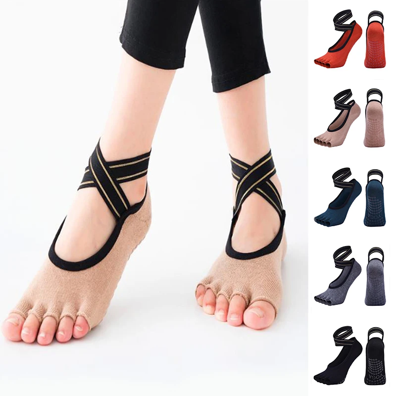 Нескользящие быстросохнущие амортизирующие хлопковые носки для мужчин и женщин