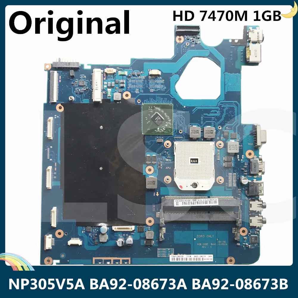 СОП для Samsung NP305V5A 305V5A Материнская плата ноутбука BA92 08673A 08673B BA41 01681A HD 7470 м 1