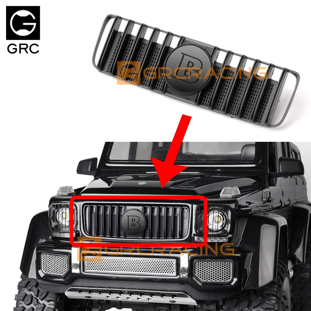 Rejilla de parachoques delantero tipo GRC, barra horizontal, frontal, para TRAXXAS TRX4 G500 TRX6 G63 1/10-4 Crawler Car, 88096-0