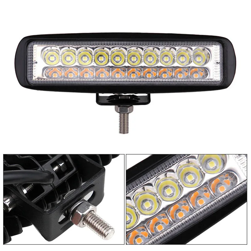 Противотуманная фара для автомобиля 6 дюймов 18 светодиодов 60 Вт | Автомобили и