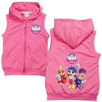 girls fall clohtes new arrivals true and the anime rainbow kingdom outfit kids hooded vest jacket top baby boys casual outerwear
