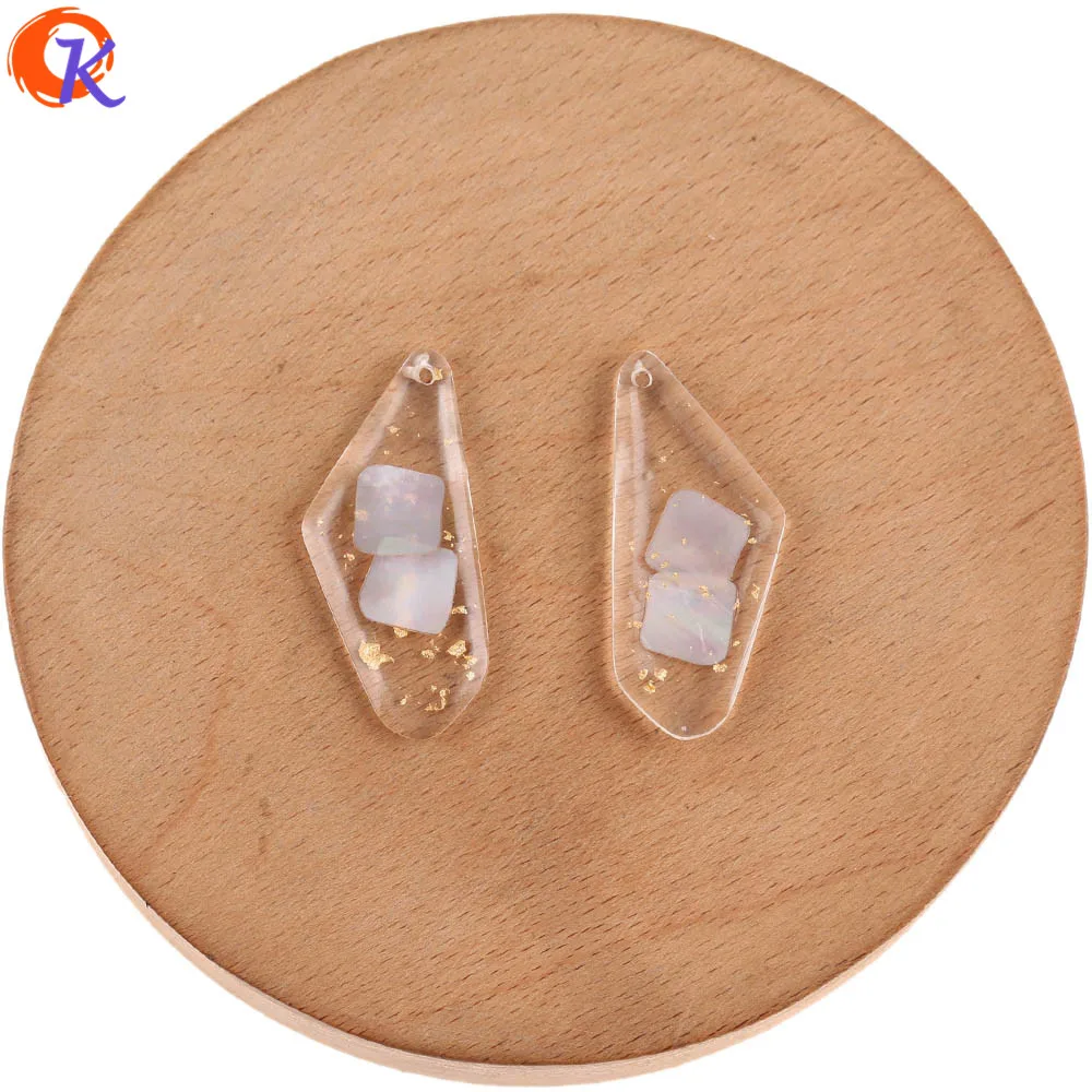 White White Сердечный дизайн 15*36 мм 50 шт. ювелирные аксессуары/кулон/оболочка и блестящий порошок в смолы/ручной работы/DIY Изготовление сережек/амулеты - Цвет: White White