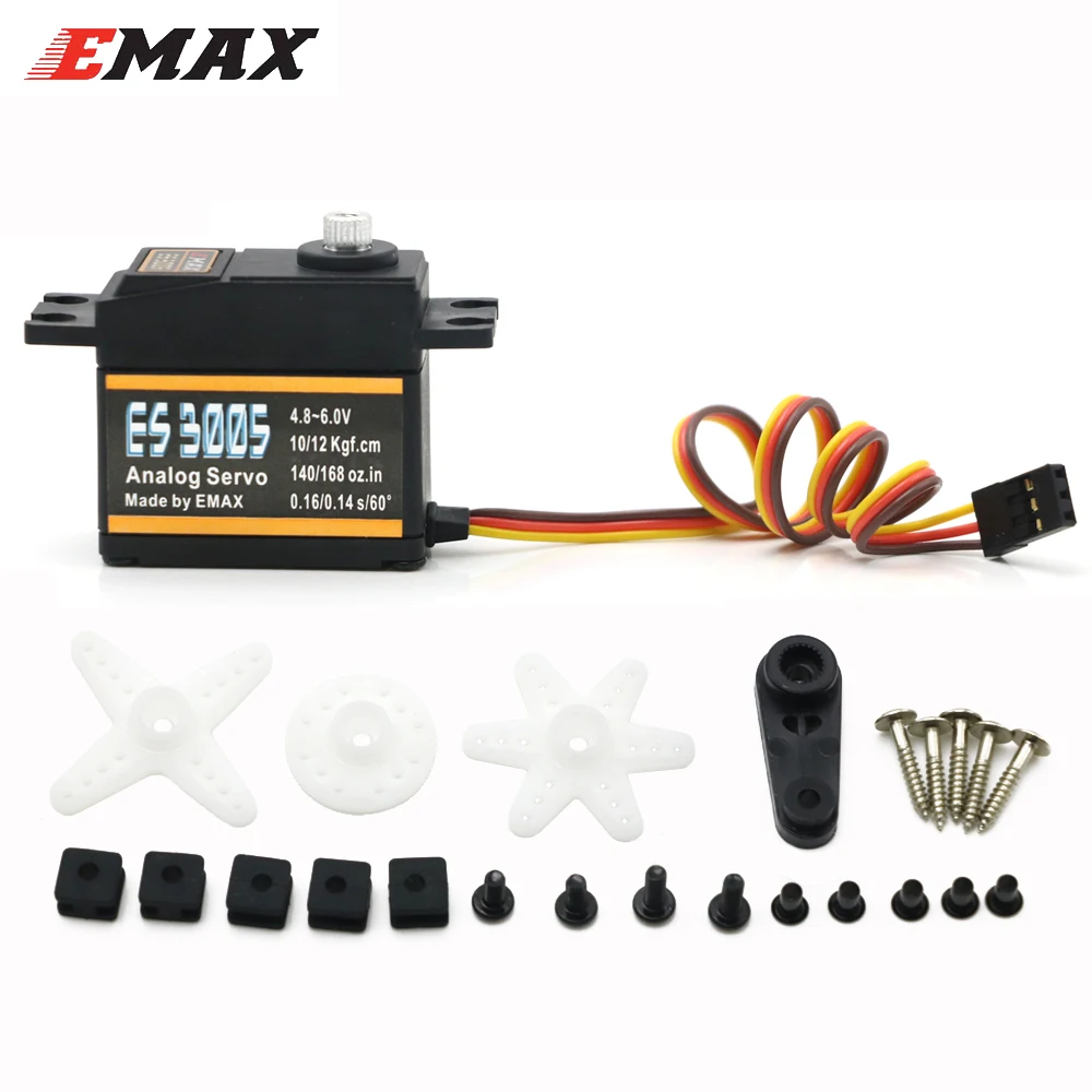 Emax ES3005 4 8 6 0 V 13 кг высокий крутящий момент металлическими шестернями