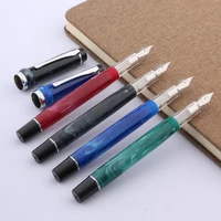 luxury high 019 quality celluloid acrylic ink pen ef fountain pen transparent spinning business office school supplies