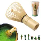 Инструмент для чайной кисти из натурального бамбука, венчик для зеленого чая, пудры Chasen, приготовление маття, миксер, японский чай, искусственный чай