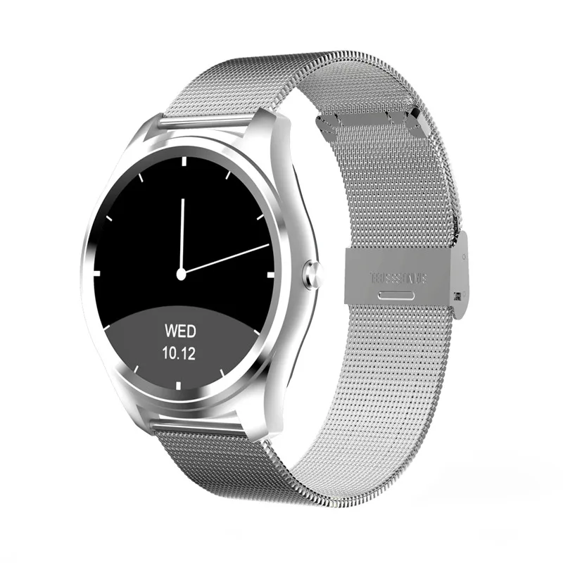 silver steel Diggro DI03 IP67 водонепроницаемые Смарт-часы MTK2502C монитор сердечного ритма пульт дистанционного управления камера сообщение Push Smartwatch IOS Android - Цвет: silver steel