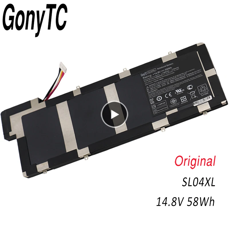 Аккумуляторная батарея SL04XL для ноутбука HP Envy Spectre 14-3000 HSTNN-IB3J 665054-151 665460-001 665054-171 665054-271 TPN-Q105 14,8 V 58Wh