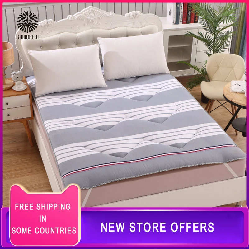 저렴한 미끄럼 방지 가벼운 매트리스 가정용 호텔 침구 보호 패드, 학생 접이식 다다미 바닥 바닥 수면 매트