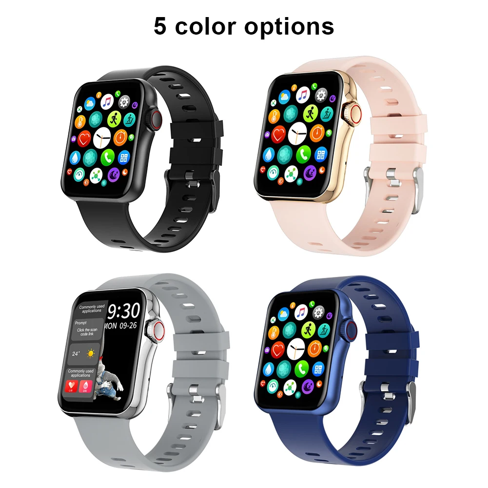 

1.6inch Smart Watch Men Full Touch Fitness Tracker Waterproof Smartwatch Women Heart Rate Blood Pressure Monitor For IOS Android