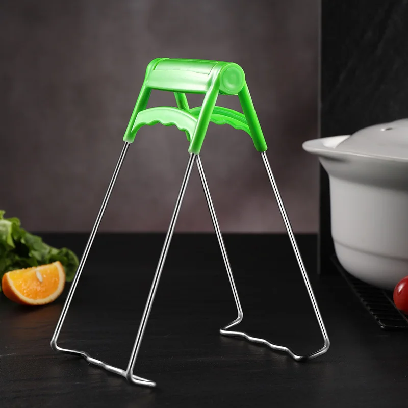 Нержавеющая Сталь Анти-обжигающая чаша зажим блюдо анти-горячий захват